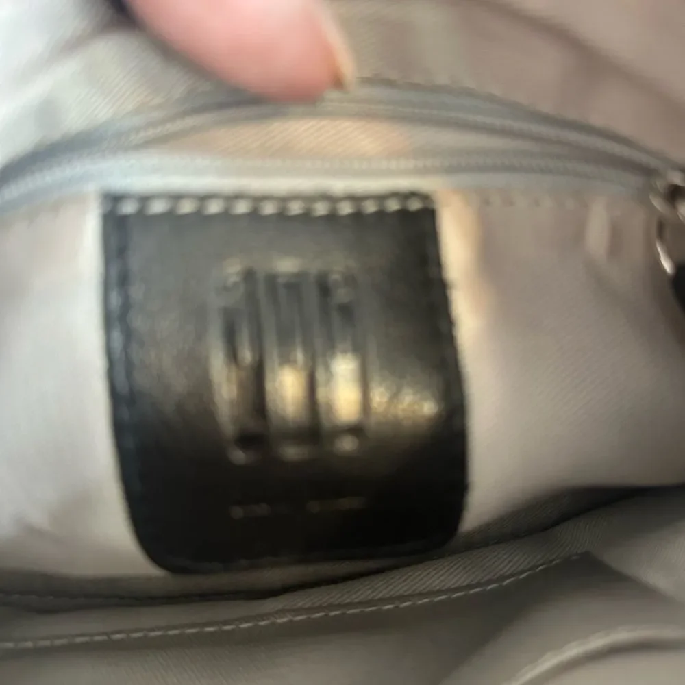 N/A striped leather